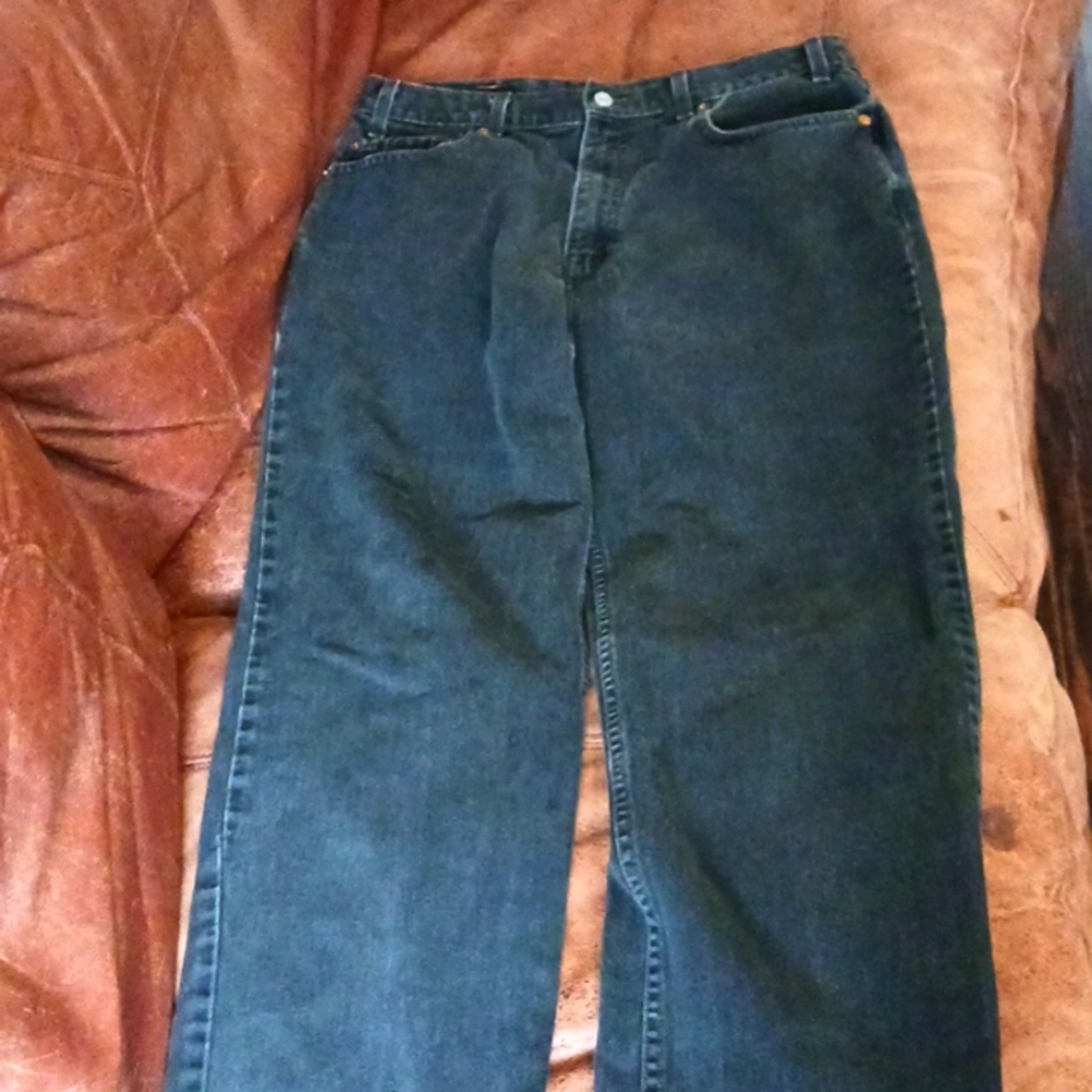 Mens size 36 black Levi Strauss jeans